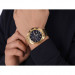 Festina – Cadran bleu foncé – Chronographe – Tout en acier plaqué or – Avec dateur – F20541/2 Festina – Cadran bleu foncé – Chronographe – Tout en acier plaqué or – Avec dateur – F20541/2