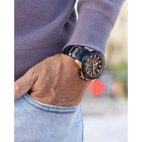 Festina – SPÉCIAL ÉDITIONS – Noir en acier noir et livrée avec deuxième bracelet en résine – F20645/1