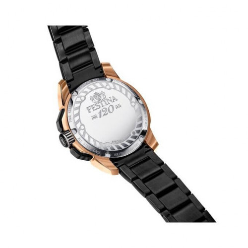 Festina – SPÉCIAL ÉDITIONS – Noir en acier noir et livrée avec deuxième bracelet en résine – F20645/1 Festina – SPÉCIAL ÉDITIONS – Noir en acier noir et livrée avec deuxième bracelet en résine – F20645/1