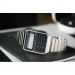 Casio – Montre calculatrice vintage collection – 8 digits – Bracelet en acier argenté – CA-500WE-1A Casio – Montre calculatrice vintage collection – 8 digits – Bracelet en acier argenté – CA-500WE-1A