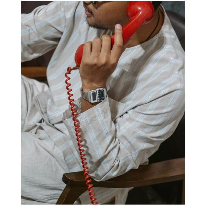 Casio – Vintage Collection, Hommage aux générations des années 70, calculatrice – CA-500WE-7B