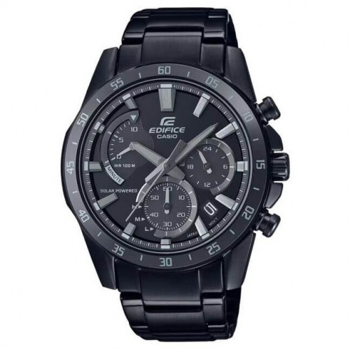 Casio – Edifice Collection – Chronographe – Solaire – Noir inoxydable – EQS-930MDC-1AV Casio – Edifice Collection – Chronographe – Solaire – Noir inoxydable – EQS-930MDC-1AV