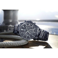 Casio – Edifice Collection – Chronographe – Solaire – Noir inoxydable – EQS-930MDC-1AV