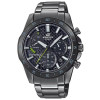 Casio – Solaire avec un cadran en fibre de carbone – Tout en acier inoxydable noir – EQS-930DC-1AVUDF