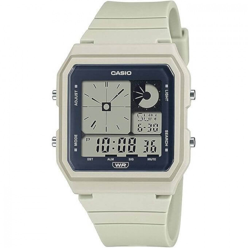 Casio – Solaire avec un cadran en fibre de carbone – Tout en acier inoxydable noir – EQS-930DC-1AVUDF