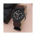 Casio – Montre cadran noir et bracelet nylon beige – Étanche 50 m – MW-240B5BVDF Casio – Montre cadran noir et bracelet nylon beige – Étanche 50 m – MW-240B5BVDF