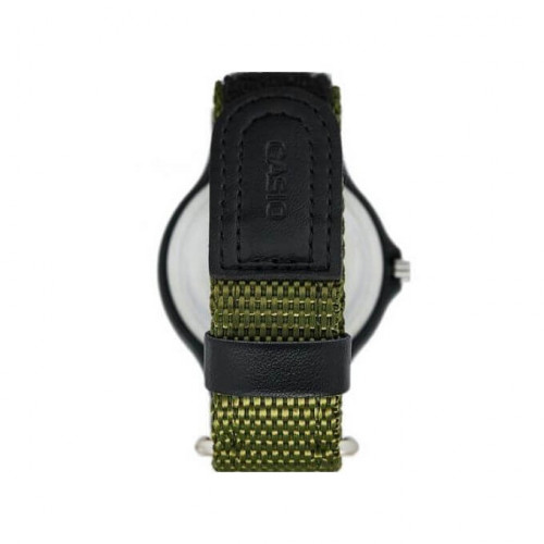 Casio – Montre pour homme en bracelet nylon vert – Étanche 50 m – Index chiffres – MW-240B-3BVDF Casio – Montre pour homme en bracelet nylon vert – Étanche 50 m – Index chiffres – MW-240B-3BVDF