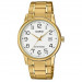 Casio – Montre classique avec index chiffres & dateur – Bracelet en acier doré inoxydable – MTP-V002G-7B2 Casio – Montre classique avec index chiffres & dateur – Bracelet en acier doré inoxydable – MTP-V002G-7B2