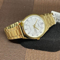 Casio – Montre classique dorée pour homme – Bracelet en acier inoxydable doré – MTP-V006G-7B