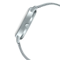 Casio – Montre en métal argenté pour hommes – Bracelet en mailles milanaise – MTP-B310M-7AVDF