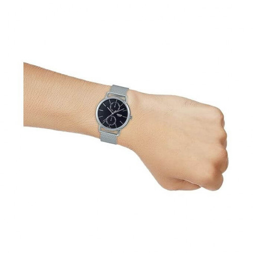Casio – Belle montre pour hommes en bracelet milanais & indicateur date jours/mois – MTP-B310M-1AVDF Casio – Belle montre pour hommes en bracelet milanais & indicateur date jours/mois – MTP-B310M-1AVDF