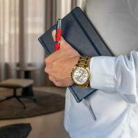 Festina – Montre chronographe dorée pour homme – Tout en acier inoxydable – F20541/1