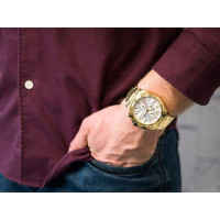 Festina – Montre chronographe dorée pour homme – Tout en acier inoxydable – F20541/1