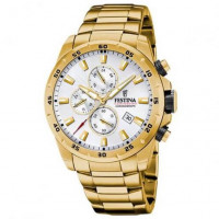 Festina – Montre chronographe dorée pour homme – Tout en acier inoxydable – F20541/1