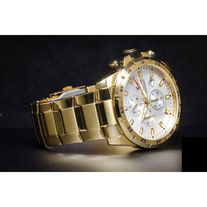 Festina – Montre chronographe dorée pour homme – Tout en acier inoxydable – F20541/1