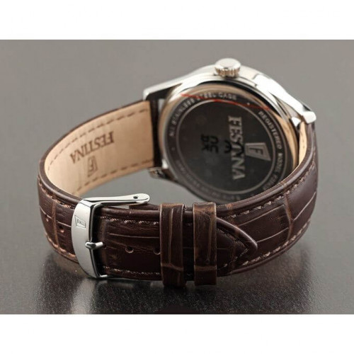 Festina – Montre de style classique pour homme, avec un dateur et un index en bronze – F20426/4 Festina – Montre de style classique pour homme, avec un dateur et un index en bronze – F20426/4