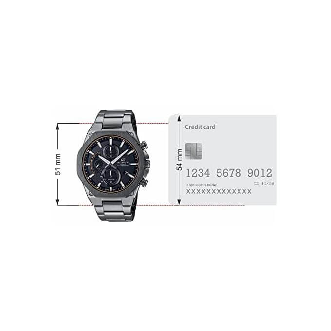 Casio – Édifice Collection – Extra plate – Solaire – Verre saphir anti-rayures – EFS-S570D-1A