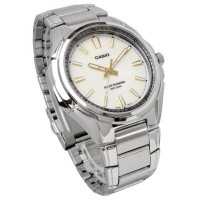 Casio – Montre masculine à énergie solaire, dotée d’un cadran nacré, Bracelet en acier – MTP-RS100S-7AVDF