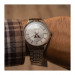Casio – Moon phase en cadran blanc pour homme – Bracelet en acier inoxydable – MTP-M100D-7AVDF Casio – Moon phase en cadran blanc pour homme – Bracelet en acier inoxydable – MTP-M100D-7AVDF