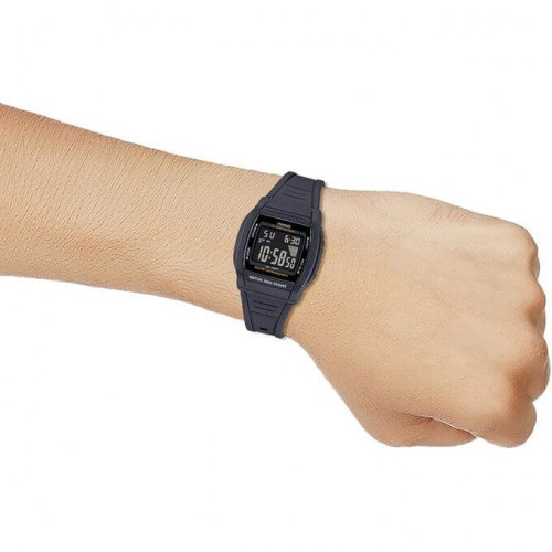 Casio – Design numérique sportif – Batterie de 10 ans – Cadran noir – W-201-1BVDF Casio – Design numérique sportif – Batterie de 10 ans – Cadran noir – W-201-1BVDF