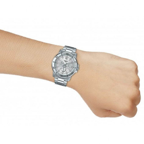 Casio – Argenté cadran argenté – Bracelet en acier inoxydable – MTP-VD300D-7EUDF Casio – Argenté cadran argenté – Bracelet en acier inoxydable – MTP-VD300D-7EUDF