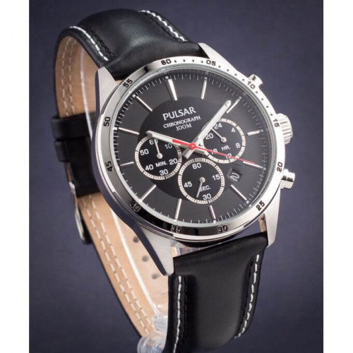 Pulsar – Chronographe pour homme – Dateur & étanche jusqu'à 10 BAR – PT3009X1 Pulsar – Chronographe pour homme – Dateur & étanche jusqu'à 10 BAR – PT3009X1