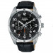 Pulsar – Cadran & bracelet cuir noir – Chronographe pour homme – WR 100m – PT3833X1 Pulsar – Cadran & bracelet cuir noir – Chronographe pour homme – WR 100m – PT3833X1