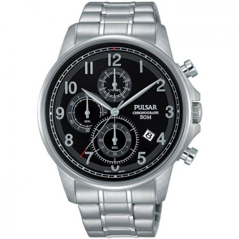 Pulsar – Montre homme – chronographe – Cadran noir avec dateur – PM3067X1