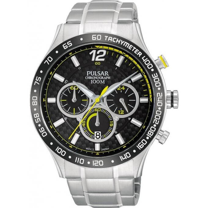 Pulsar – WR 100 m – Chronographe avec dateur – PT3689X1
