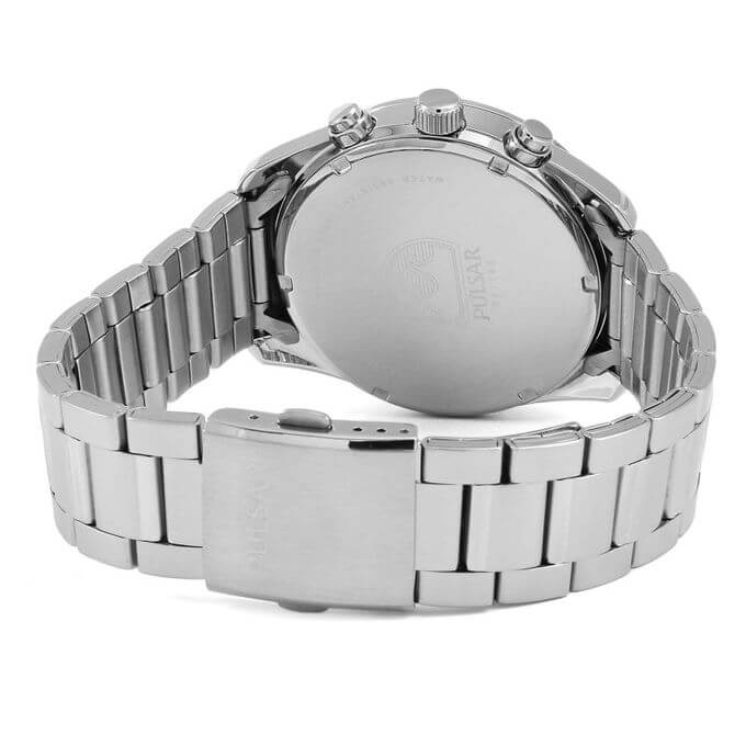 Pulsar – Cadran bleu – Chronographe pour homme – WR 100 m – PT3003X1