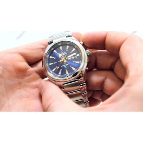 Casio – Super illuminateur pour homme – Avec un bouton permettant d’éclairer – MTP-E200D-2A2VDF Casio – Super illuminateur pour homme – Avec un bouton permettant d’éclairer – MTP-E200D-2A2VDF