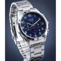 Pulsar – Montre chronographe pour homme – Cadran bleu avec dateur – PT3829X1