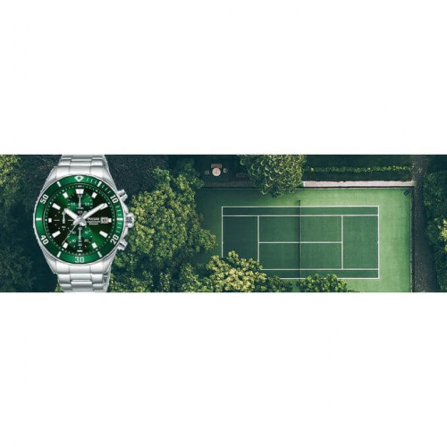 Pulsar – Cadran vert pour homme – WR 10 BAR – Diamètre 44 mm – PM3193X1 Pulsar – Cadran vert pour homme – WR 10 BAR – Diamètre 44 mm – PM3193X1