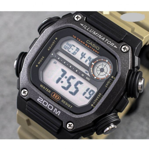 Casio – Une montre avec style et fonctionnalité – Bracelet en résine extra longue – DW-291HX-5AV Casio – Une montre avec style et fonctionnalité – Bracelet en résine extra longue – DW-291HX-5AV