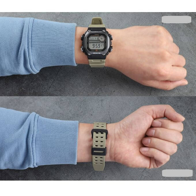 Casio – Une montre avec style et fonctionnalité – Bracelet en résine extra longue – DW-291HX-5AV