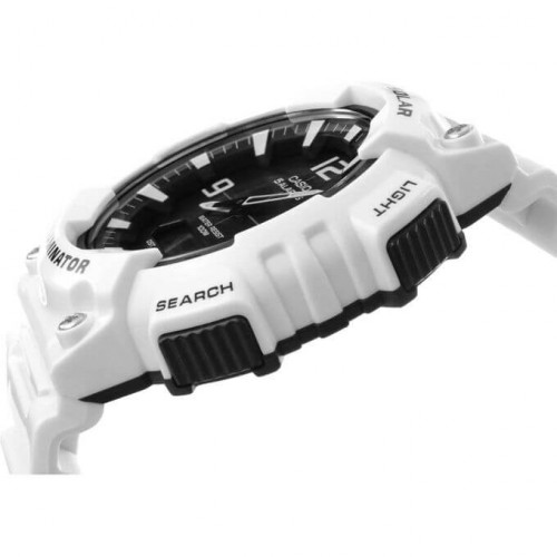 Casio – Alimentation Solaire – Conception sportive – Étanche 100 mètres – Blanche – AQ-S810WC-7AV Casio – Alimentation Solaire – Conception sportive – Étanche 100 mètres – Blanche – AQ-S810WC-7AV