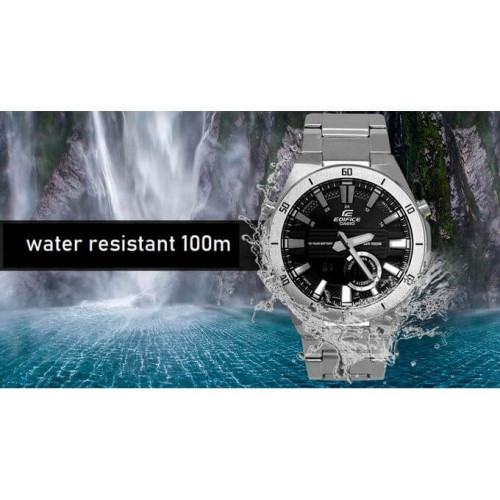 Casio – Montre homme multifonctions – Double montres – Bracelet en acier inox – ERA-110D-1AV Casio – Montre homme multifonctions – Double montres – Bracelet en acier inox – ERA-110D-1AV