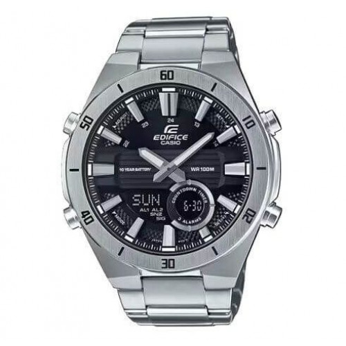 Casio – Montre homme multifonctions – Double montres – Bracelet en acier inox – ERA-110D-1AV Casio – Montre homme multifonctions – Double montres – Bracelet en acier inox – ERA-110D-1AV
