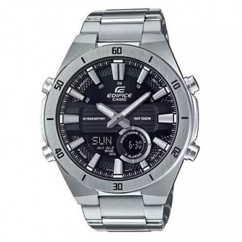 Casio – Montre homme multifonctions – Double montres – Bracelet en acier inox – ERA-110D-1AV