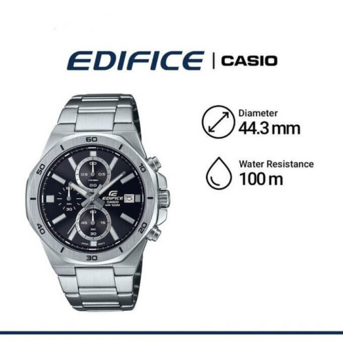 Casio – Montre homme – Edifice Collection – Chronographe – Cadran noir – EFV-640D-1AVUDF Casio – Montre homme – Edifice Collection – Chronographe – Cadran noir – EFV-640D-1AVUDF