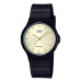 Casio – Simple au fond jaune – Bracelet en résine noir – Étanche – MQ-24-9ELDF