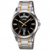 Casio – Affichage de la journée et de la date – Bicolore – Bracelet métallique – MTP-1381G-1AV Casio – Affichage de la journée et de la date – Bicolore – Bracelet métallique – MTP-1381G-1AV