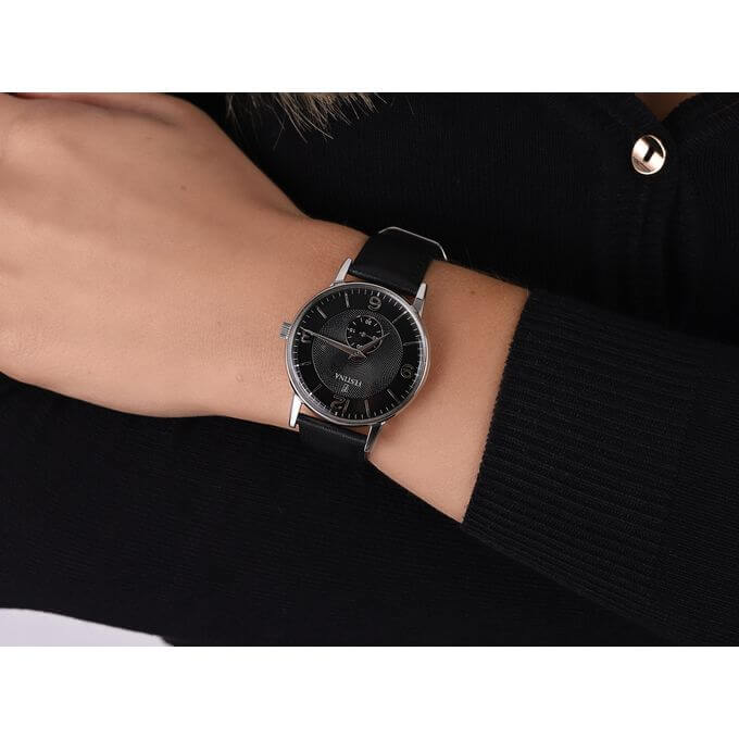 Festina – Une véritable œuvre d’art – Noir – Petite seconde – Bracelet cuir noir – F20566/4