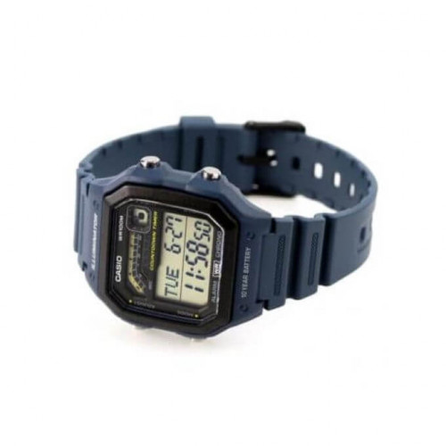 Casio – Inspiré par la conception sportive des années 1990 – Autonomie 10 ans sur pile – WS-1600H-2AV Casio – Inspiré par la conception sportive des années 1990 – Autonomie 10 ans sur pile – WS-1600H-2AV