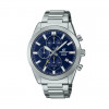 Casio Cadran bleu & Verre saphir – Avec dateur – Chronographe – Acier inoxydable – EFB-710D-2AV