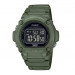 Casio – Vert Cadran noir & Chiffres blancs – Bracelet en caoutchouc – Étanche 50m – W-219HC-3BV Casio – Vert Cadran noir & Chiffres blancs – Bracelet en caoutchouc – Étanche 50m – W-219HC-3BV