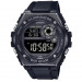 Casio – Boîtier en résine et lunette en métal – Cadran noir, chiffres blancs – MWD-100HB-1BV Casio – Boîtier en résine et lunette en métal – Cadran noir, chiffres blancs – MWD-100HB-1BV
