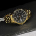Casio – Résiste à l’eau jusqu’à 50 mètres – Doré, cadran noir – Tout en acier inoxydable – MTP-VD01G-1CV Casio – Résiste à l’eau jusqu’à 50 mètres – Doré, cadran noir – Tout en acier inoxydable – MTP-VD01G-1CV