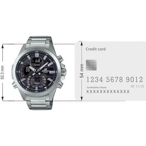 Casio – Synchronisation facile avec votre smartphone par Bluetooth® – Chronographe – ECB-30D-1ADF Casio – Synchronisation facile avec votre smartphone par Bluetooth® – Chronographe – ECB-30D-1ADF