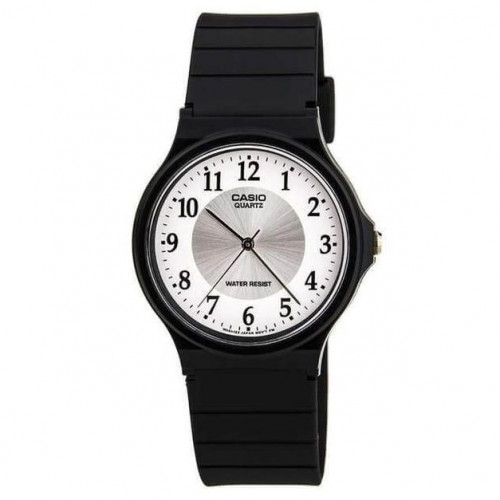 Casio – Montre noire classique décontractée – Cadran blanc – MQ-24-7B3L Casio – Montre noire classique décontractée – Cadran blanc – MQ-24-7B3L